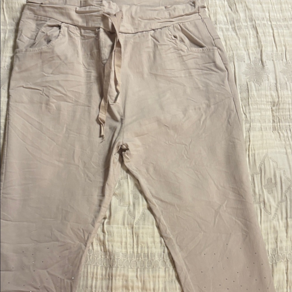 Light kahki Jogger Pants
